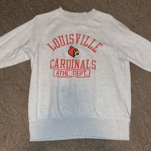 Medium Light Gray Louisville Sweatshirt